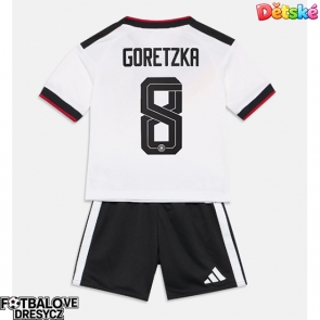 Německo Leon Goretzka #8 Dětské Domácí dres komplet MS 2026 Krátký Rukáv (+ trenýrky)